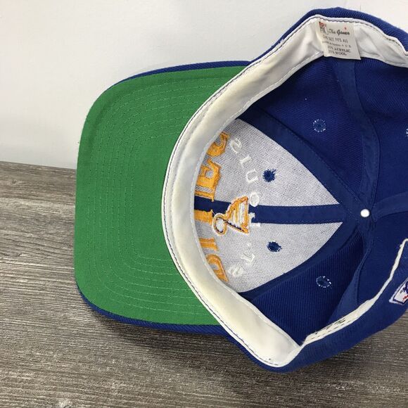 Vintage 90s St. Louis Blues The Game Snapback Hat Cap NHL Hockey - Picture 9 of 13